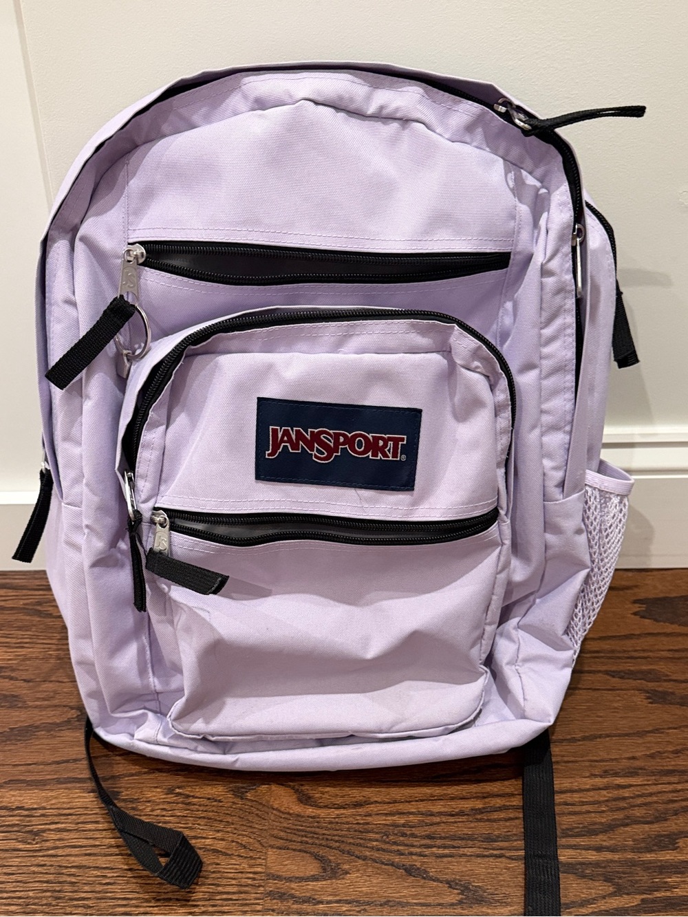 Jansport Lavender Backpack with Black Trim